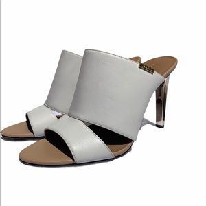 Beautiful high heeled Calvin Klein slip on shoes!